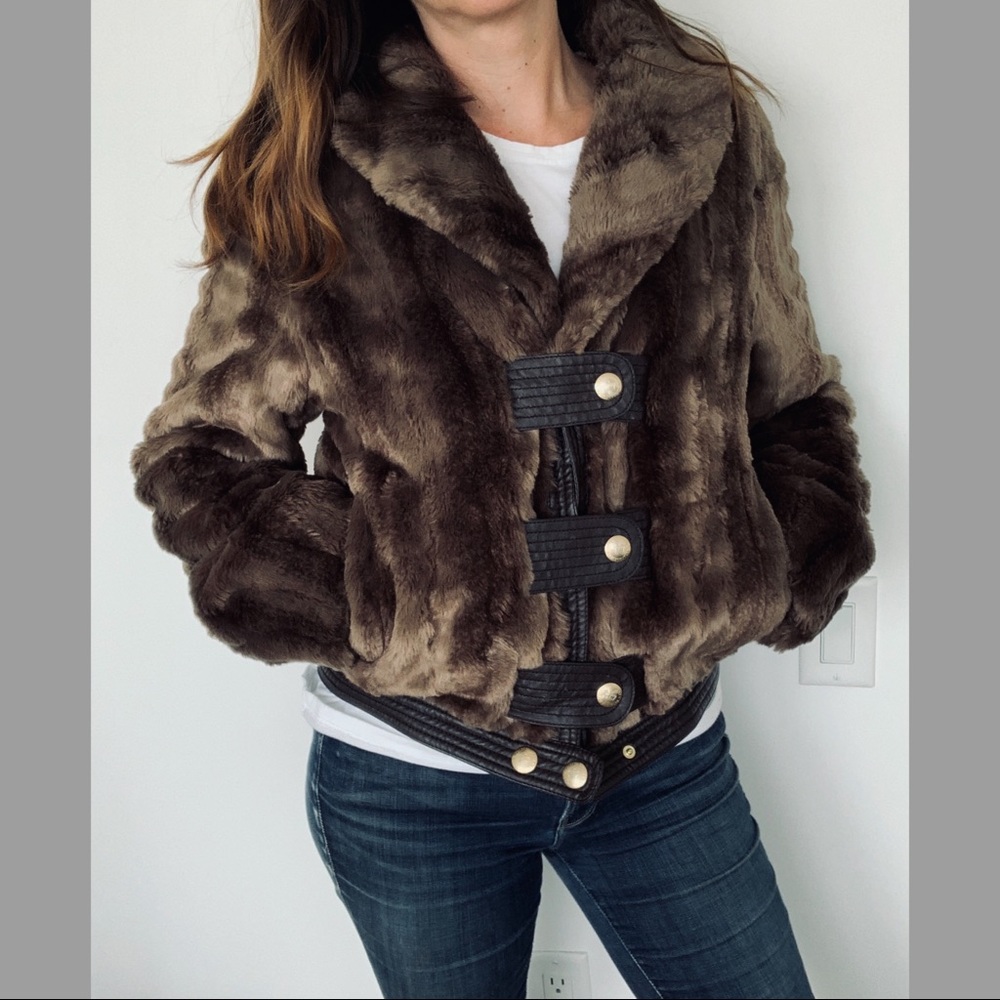 Juicy Couture Faux Fur / Vegan Jacket - M (6/8)